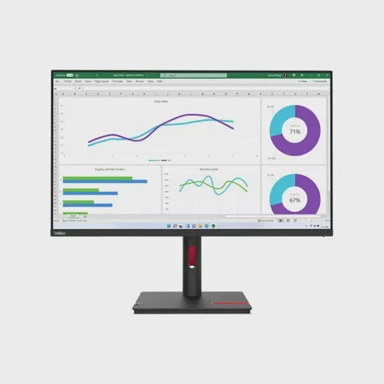 LENOVO Monitor 31,5" ThinkVision T32h-30, QHD, IPS, USB-C, 63D3GAR1EU, crni